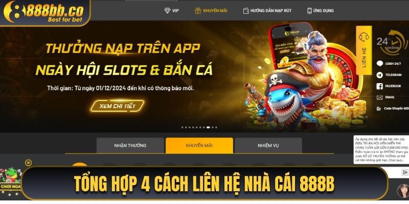 Tổng Hợp 4 Cách Liên Hệ Nhà Cái 888B