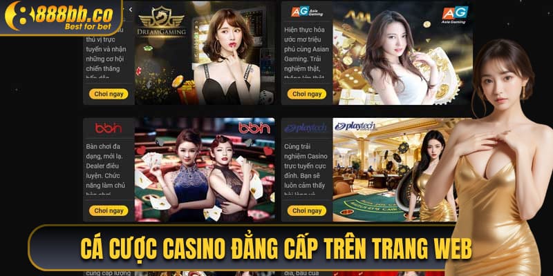 Cá Cược Casino Đẳng Cấp Trên Trang Web