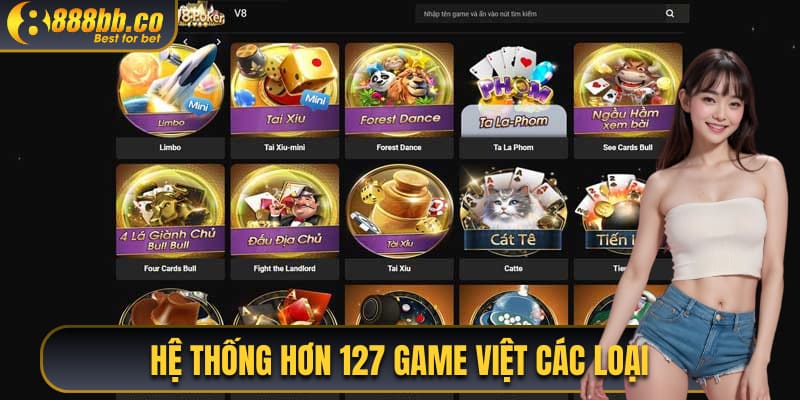 Hệ Thống Hơn 127 Game Việt Các Loại