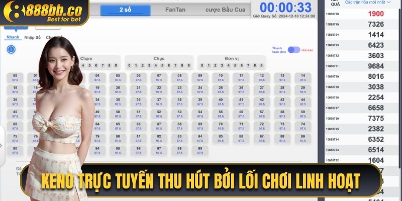 Keno Trực Tuyến Thu hút Bởi Lối Chơi Linh Hoạt