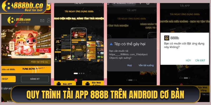 Quy Trình Tải App 888B Trên Android Cơ Bản