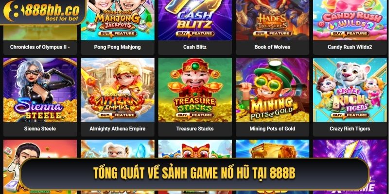 Tổng Quát Về Sảnh Game Nổ Hũ Tại 888B